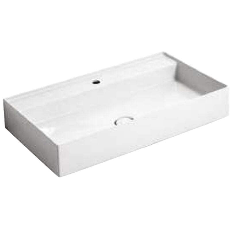 foto del prodotto scelto da desivero - lavabo in ceramica sosp.a muro 80x45 senza troppopieno codice prod dsv17861