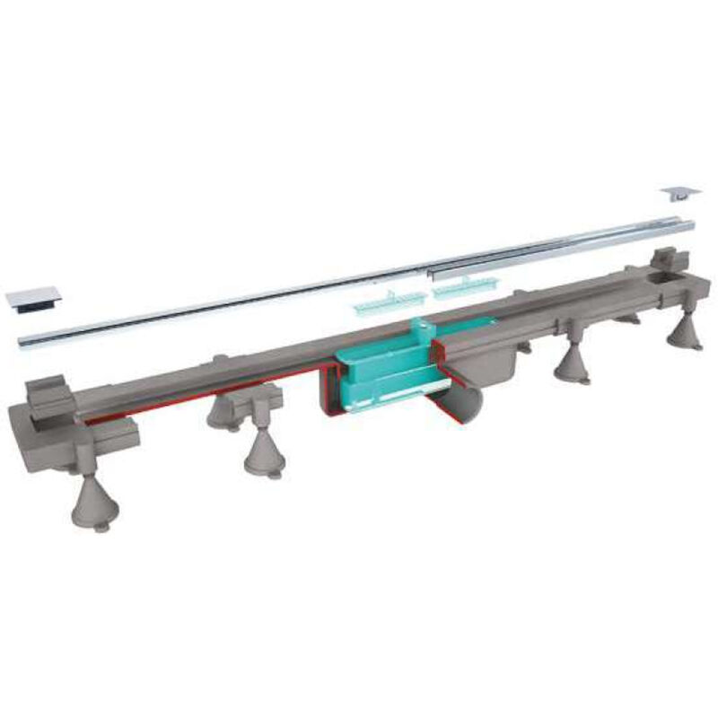 foto del prodotto scelto da desivero set griglia inox,ritagliabile su misura l.400 1200mm x sc.doccia a pavim. codice prod dsv17118