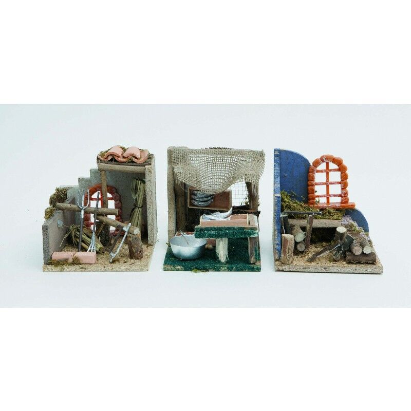 foto del prodotto scena fienile porticato presepe cm.14x15x15h pz 1