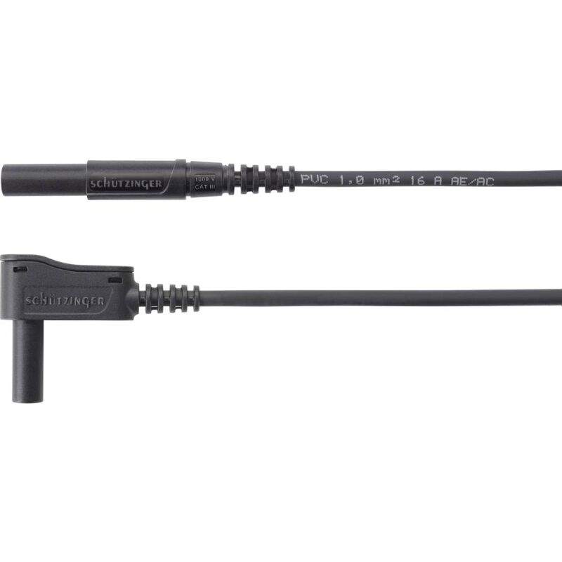 foto del prodotto sch tzinger mswfk a341 1 100 sw cavo di misura spina 4 mm spina 4 mm nero 1 pz.