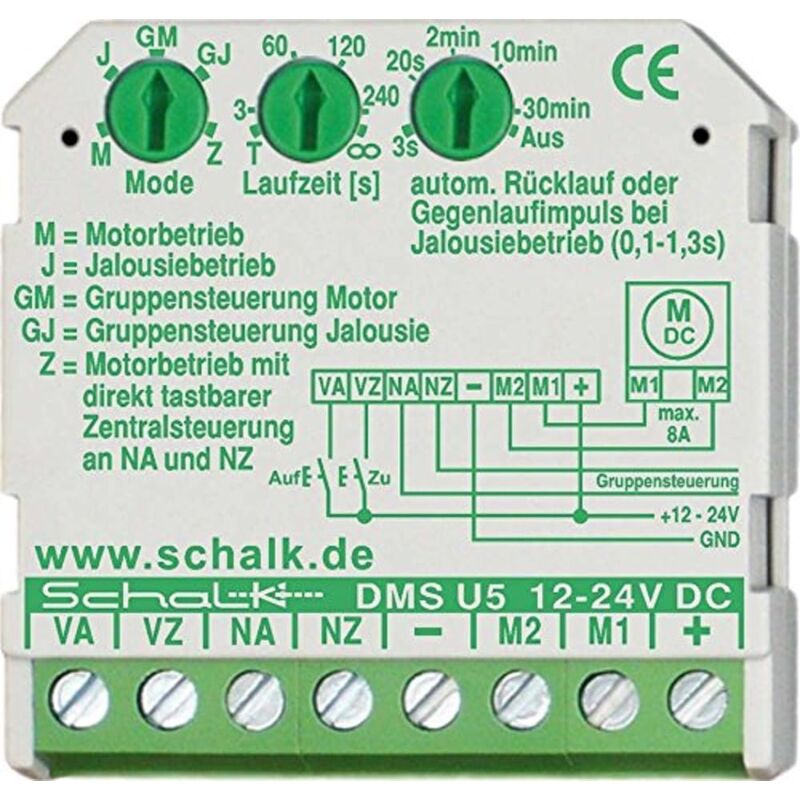 foto del prodotto schalk 12 24 v dc, 2 chiusure up , interruttore dms u5