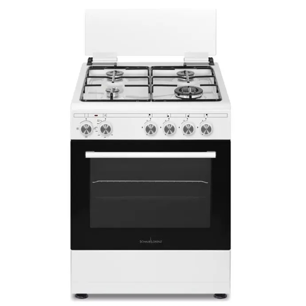 foto del prodotto schaub lorenz ss461gew cucina 60x60cm con forno a gas bianca