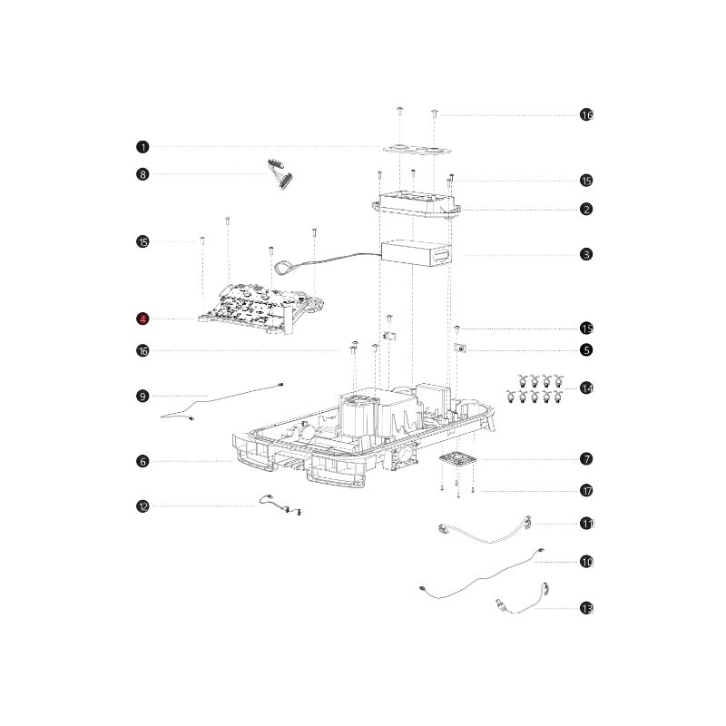 foto del prodotto scheda controllo trazione i108e originale bluebird robot navimow ab12.02.00.0117