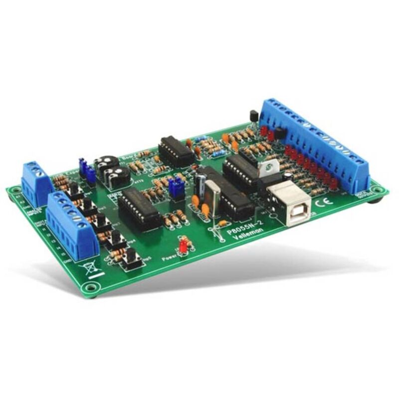 foto del prodotto scheda di interfaccia per esperimenti usb whadda wsi8055n