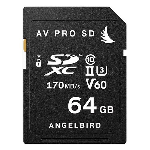 foto del prodotto scheda di memoria angelbird avp064sdmk2v60 av pro uhs ii card
