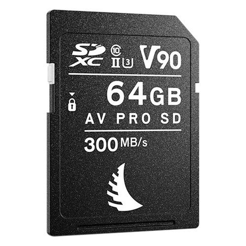foto del prodotto scheda di memoria angelbird avp064sdmk2v90 v90 pro black