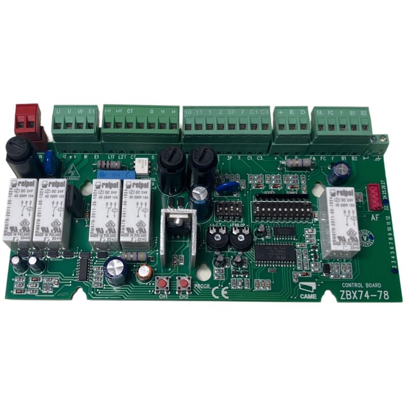 foto del prodotto scheda elettronica di ricambio per motori scorrevoli bx came 3199zbx74