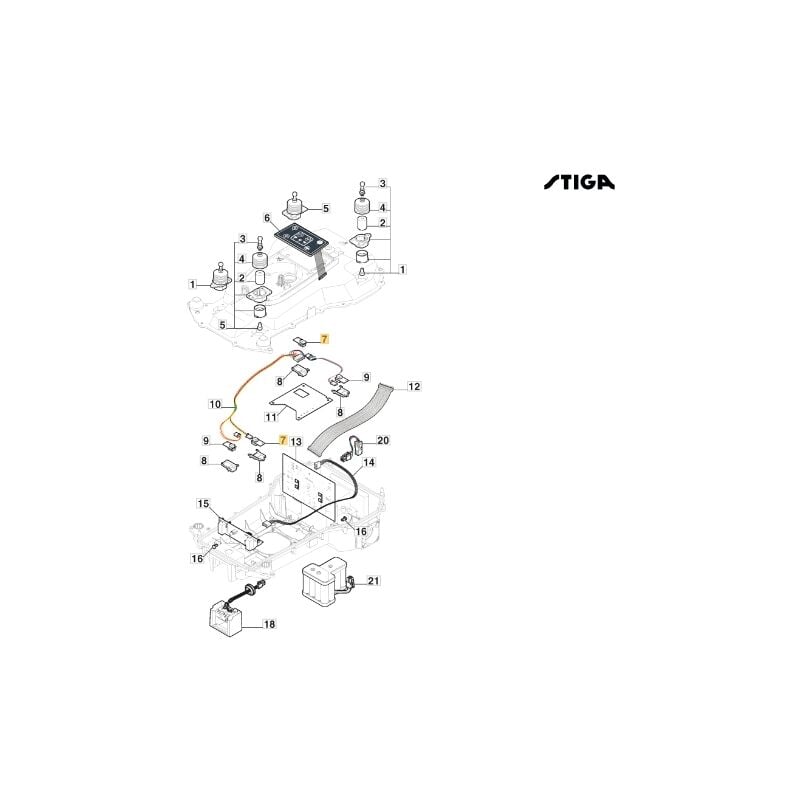 foto del prodotto scheda elettronica sollevamento robot modelli g300 originale stiga 122720216 1