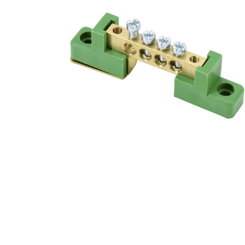 foto del prodotto schelinger morsettiera su isolatori piatti 6x9 verde tensione nominale 500v certificazione ce