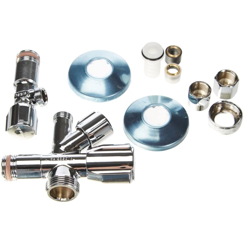 foto del prodotto schell 108620699, raccordi di collegamento set comfort con asag 1 2 pollice, cromo