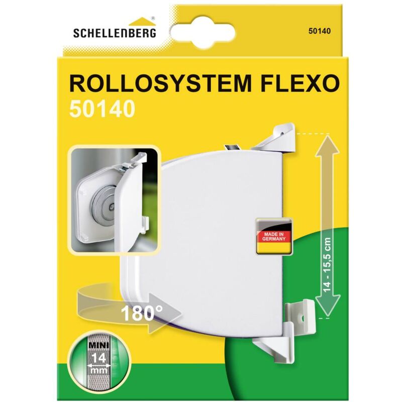 foto del prodotto schellenberg 50140 avvolgitore tapparella da parete adatto per sistemi di avvolgimento mini