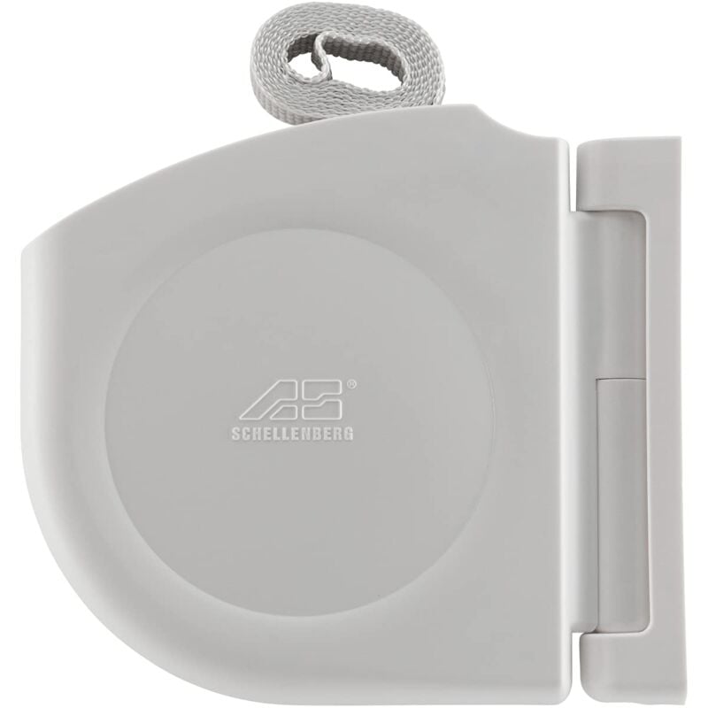 foto del prodotto schellenberg 50156 avvolgitore tapparella design mini con nastro, per tapparelle avvolgibili, montaggio a muro o nella finestra a vista