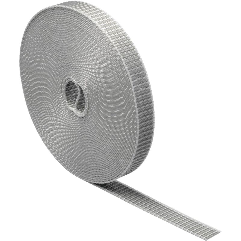 foto del prodotto schellenberg 81202 cinghia per tapparelle maxi 18 mm, 12 m, grigio