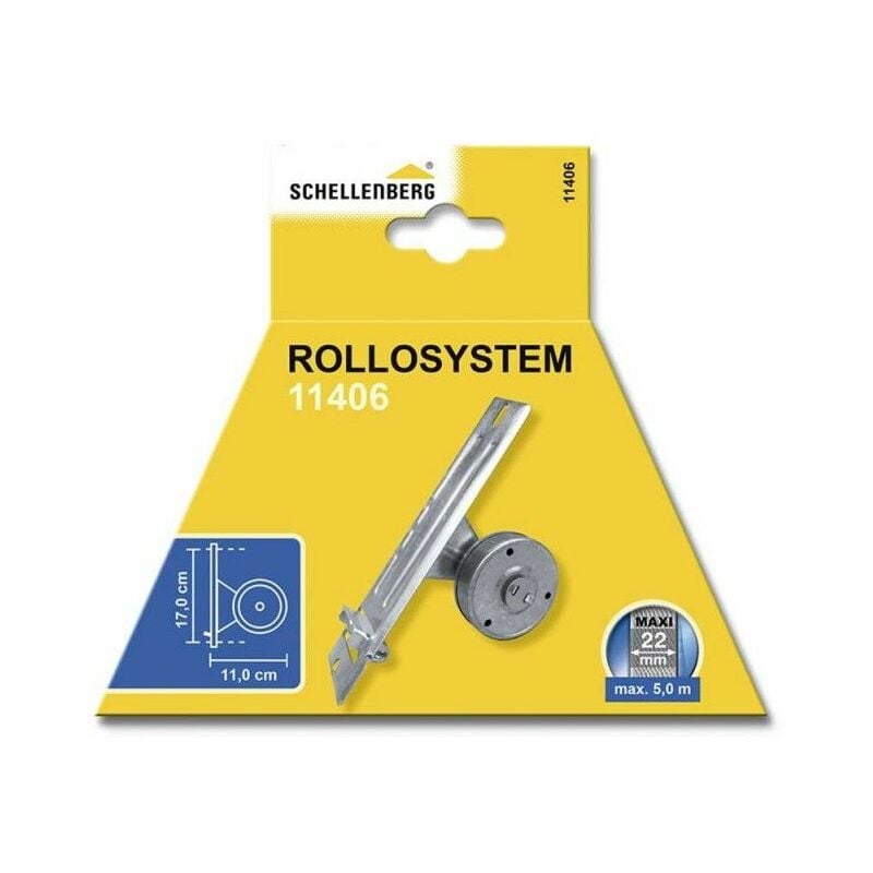 foto del prodotto schellenberg collettore da incasso per veneziane 50x244x140mm distanza fori 170mm 