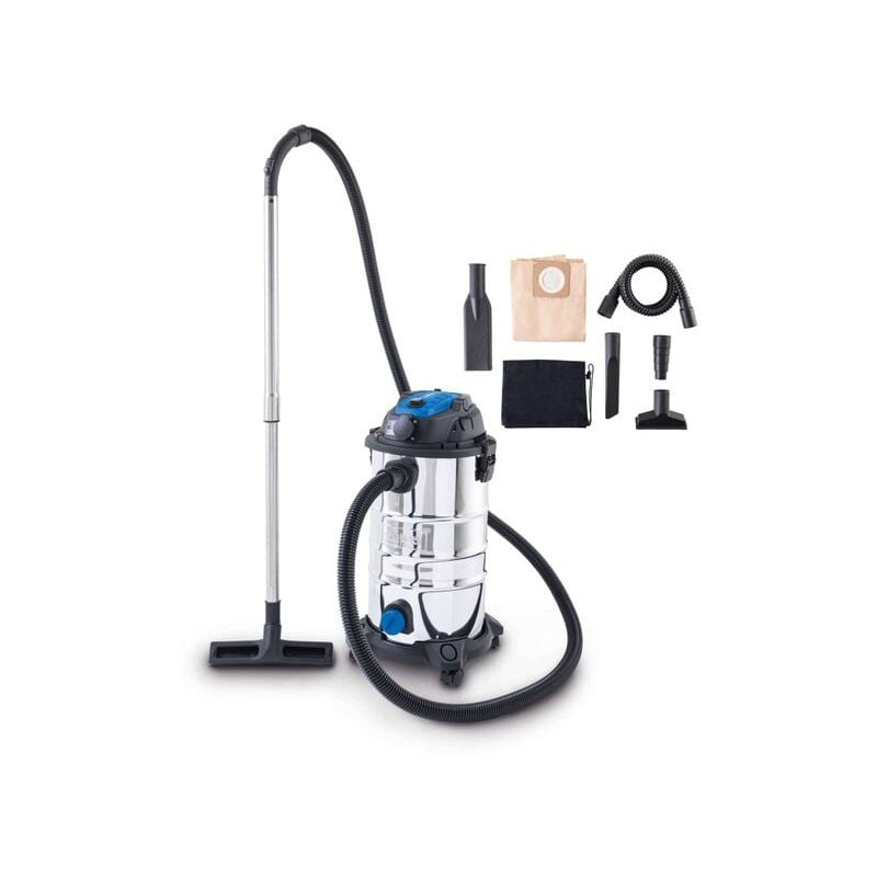 immagine 0 del prodotto scheppach aspirapolvere e aspiraliquidi bidone inox 1200w 30lt vc30 premium