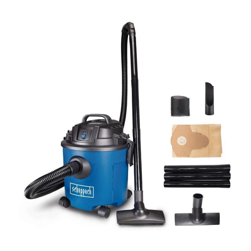 foto del prodotto scheppach aspiratore a umido asciutto 16l 1200w nts16