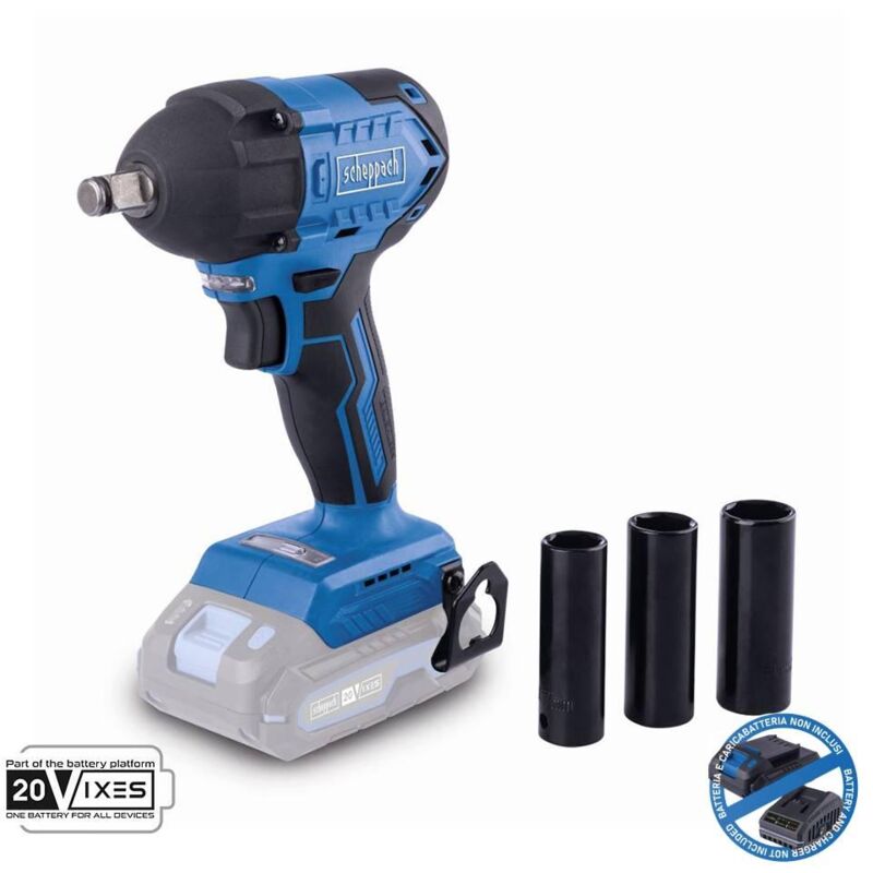 foto del prodotto scheppach avvitatore a impulsi 1 2 20v senza batteria ixes bc iw350 x