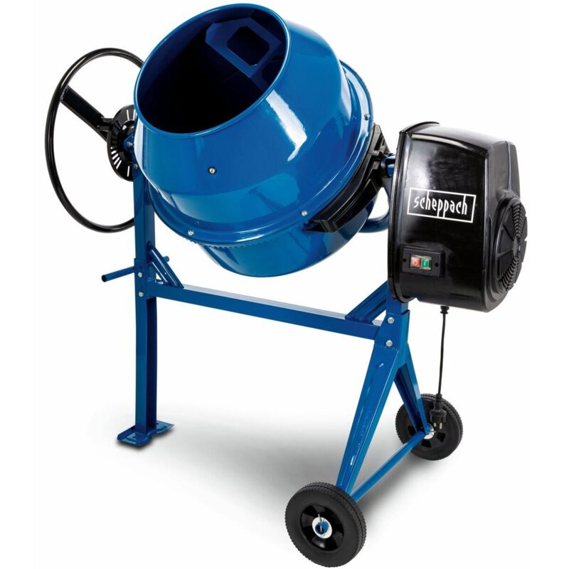foto del prodotto scheppach betoniera elettrica miscelatore cemento 125 lt 550w mix125