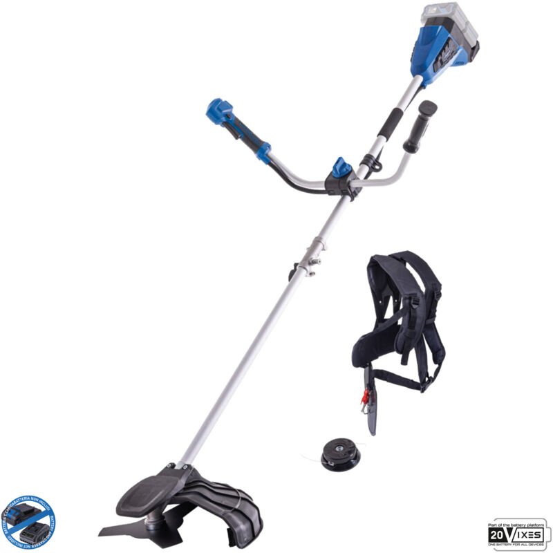 foto del prodotto scheppach decespugliatore 2x20v brushless senza batteria ixes bc bch380 40 x