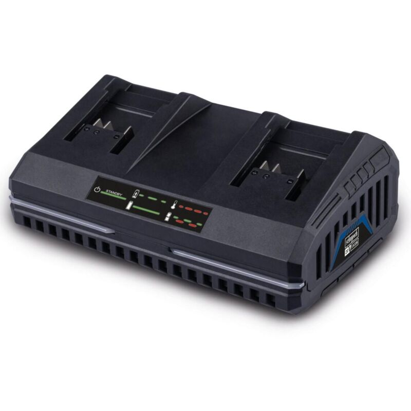 foto del prodotto scheppach doppio caricabatteria rapido 20v per batterie serie ixes sdbc4.5a