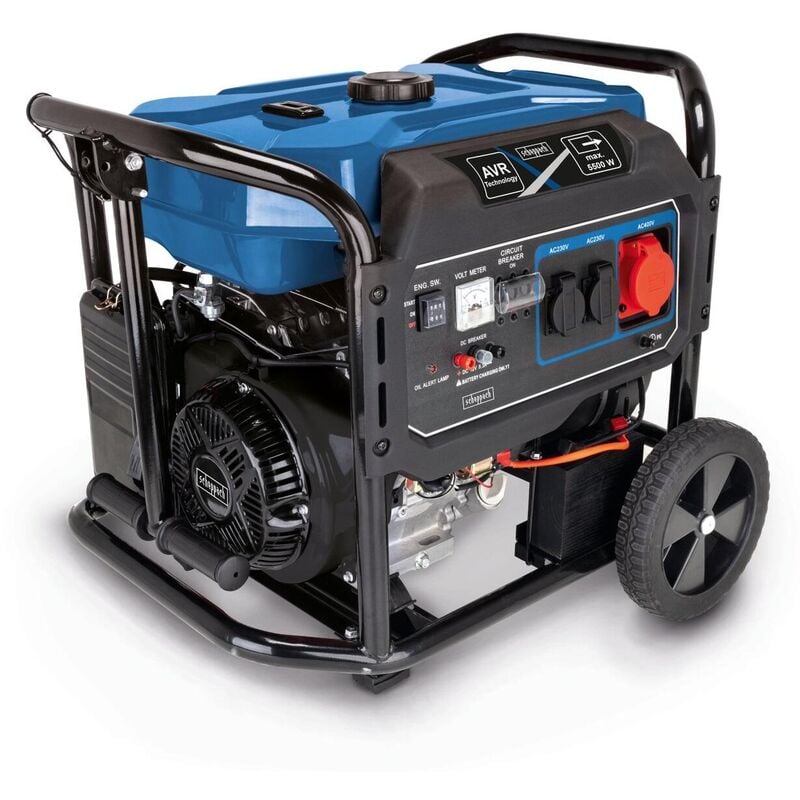 foto del prodotto scheppach generatore di corrente start elettrico 4 tempi 12,2hp 5500w sg7100x