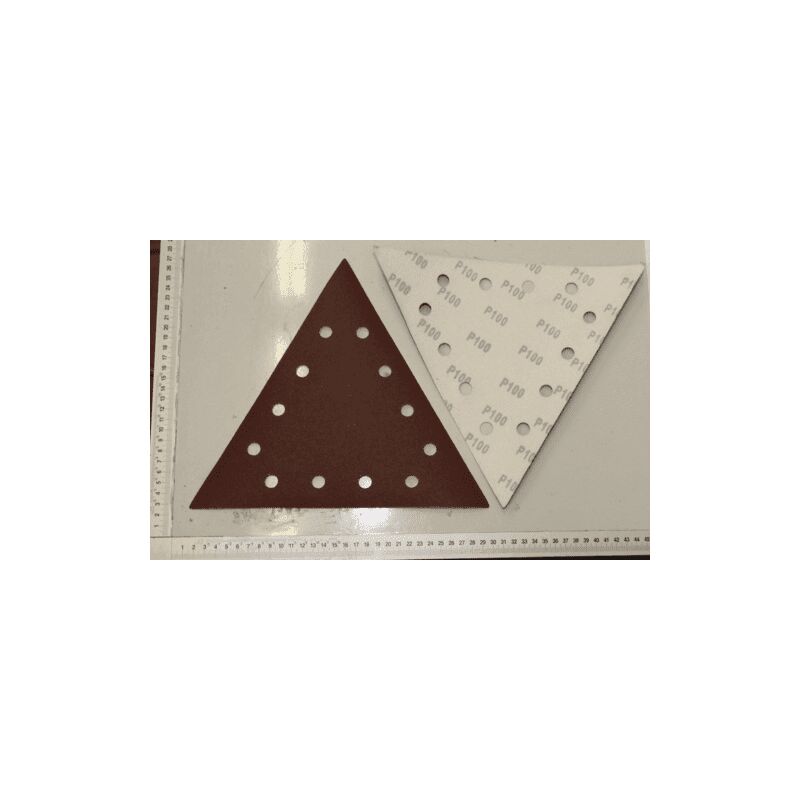 foto del prodotto scheppach kit 10 triangoli abrasivi grana 100 280x280x280mm levigatrici da muro