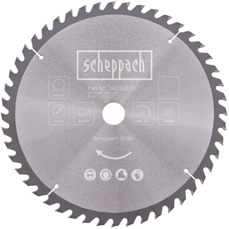 foto del prodotto scheppach lama circolare legno 216 x 30 mm 48t