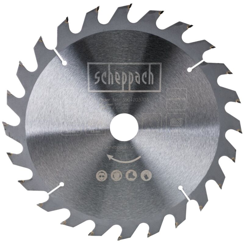 foto del prodotto scheppach lama circolare legno 254 x 30 mm 24t