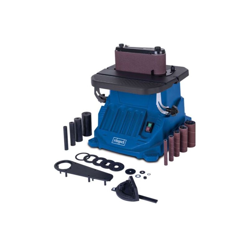 foto del prodotto scheppach levigatrice a mandrino oscillante e a nastro 450w osm600