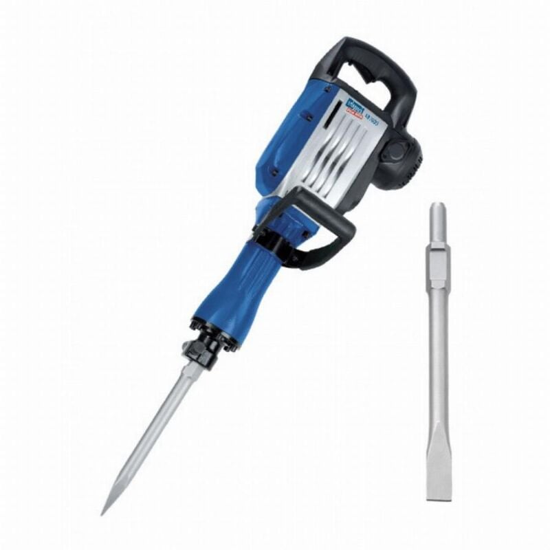 foto del prodotto scheppach martello pneumatico ab1600 1600w 230v con set di scalpelli scatola 5908201901
