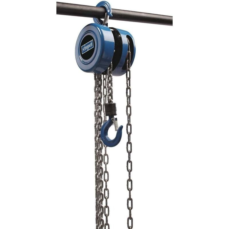 immagine 0 del prodotto scheppach paranco manuale a catena alzata metri 3 sollevamento 1000 kg cb01