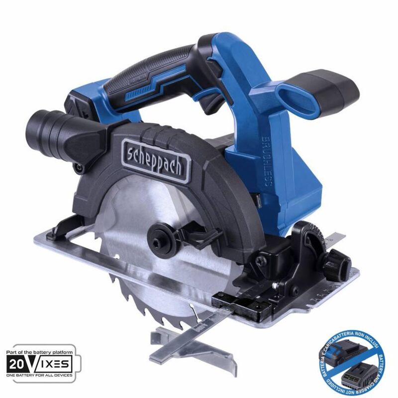 foto del prodotto scheppach sega circolare brushless 20v 165mm senza batteria ixes bc hcs165 x