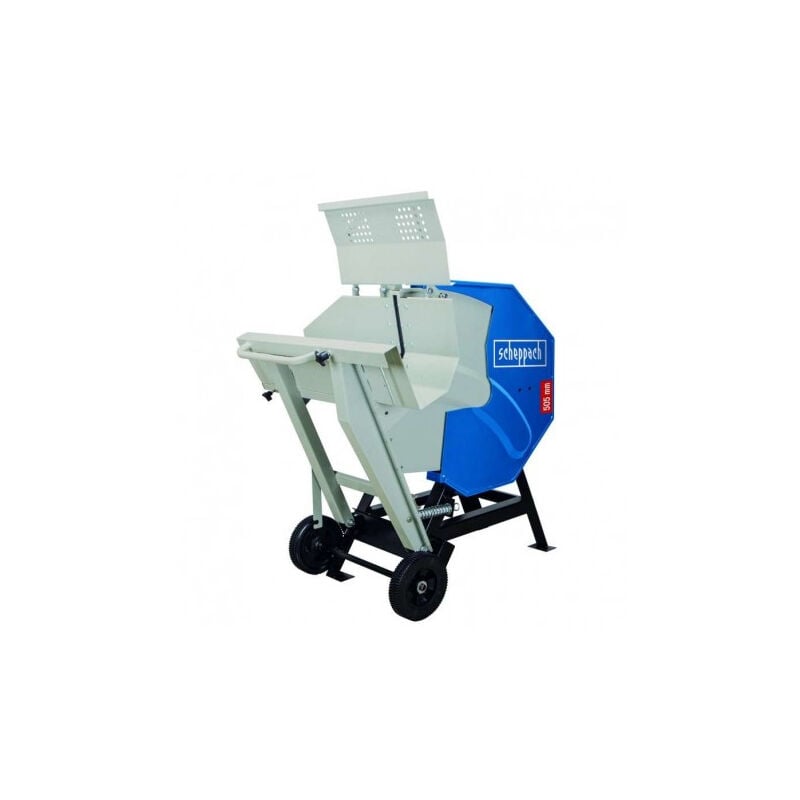 foto del prodotto scheppach sega circolare taglia tronchi basculante elettrica lama 505mm hs510