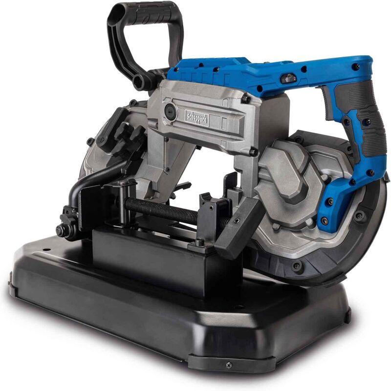 foto del prodotto scheppach sega nastro portatile per metallo 1100 w mbs1200xt