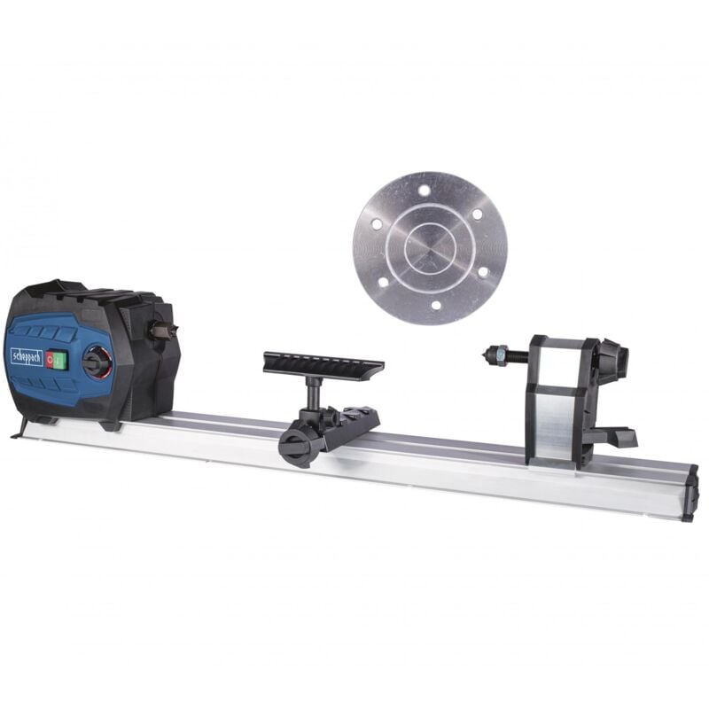 foto del prodotto scheppach tornio per legno 600 mm 550 w dm600vario
