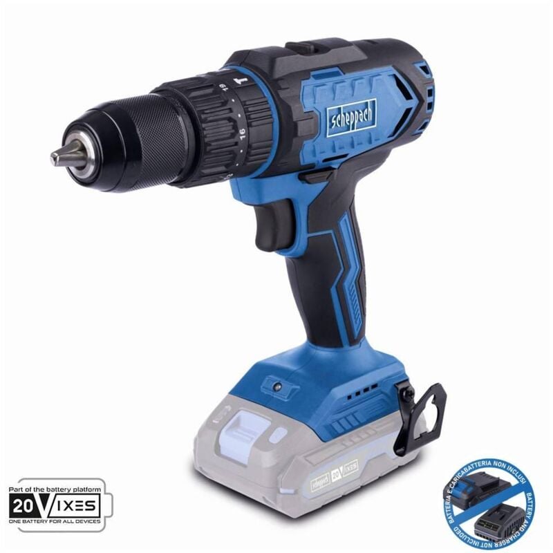 foto del prodotto scheppach trapano a percussione 20v senza batteria ixes c cd45 x