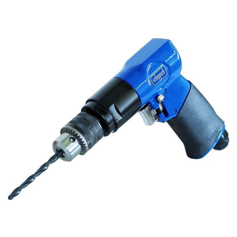 foto del prodotto scheppach trapano pneumatico 3 8 con accessori 10mm 6,3bar 7906100714