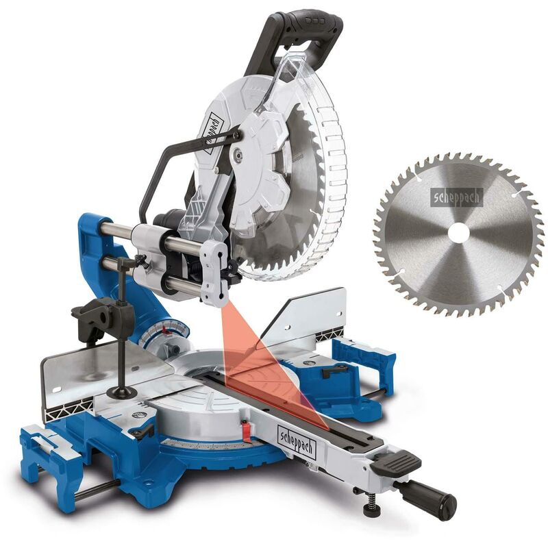 foto del prodotto scheppach troncatrice radiale da legno 305 mm 2000 w hm305sl