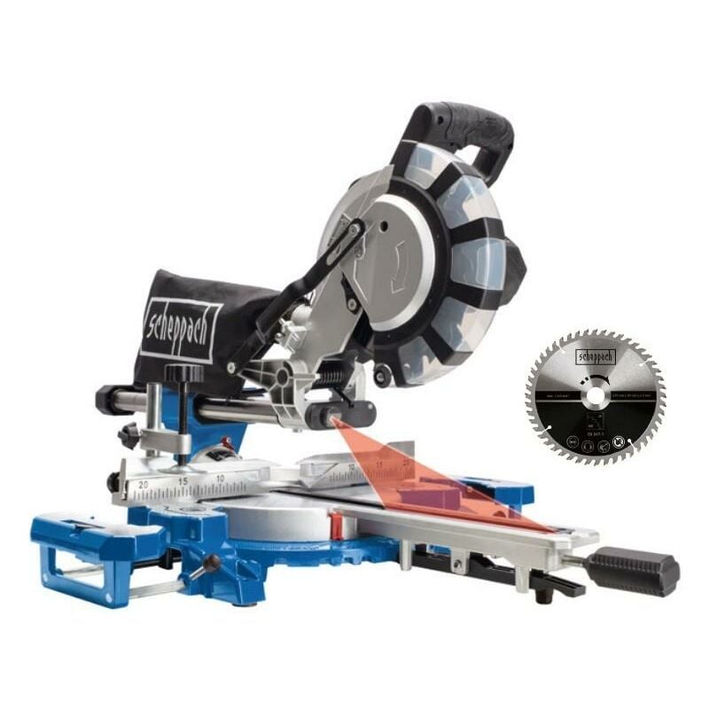foto del prodotto scheppach troncatrice radiale per legno 2000 w 255 hm254spx