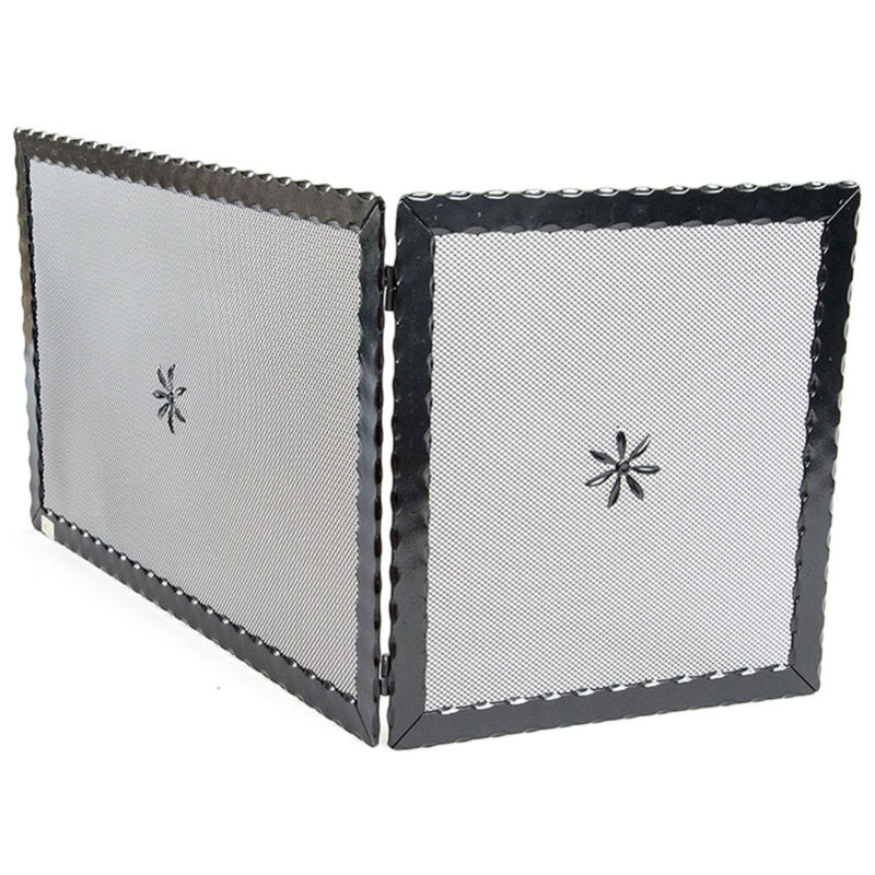 foto del prodotto schermi parascintille ad angolo angolare in ferro battuto cm.110x0,5x45