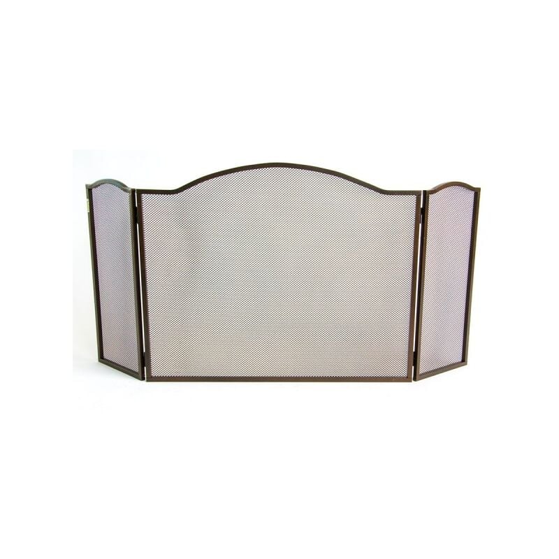 foto del prodotto schermi parascintille trento con ali laterali in ferro battuto cm. 97x1x48