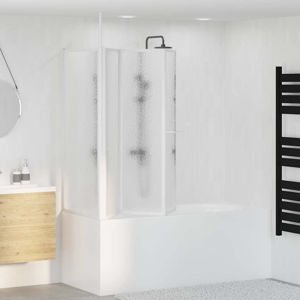foto del prodotto schermo box doccia a l 70 x 120 x 137 cm 4 pannelli pieghevole cod mxl 53187