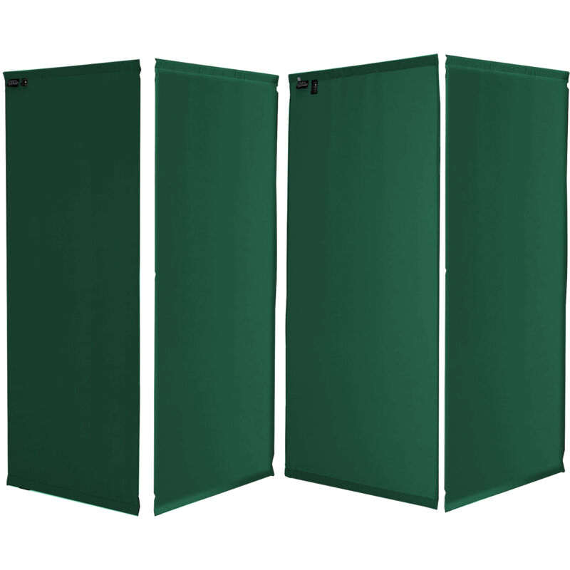 foto del prodotto schermo di copertura di ricambio 4 pezzi 165 x 220 cm parete divisoria pannello di privacy verde