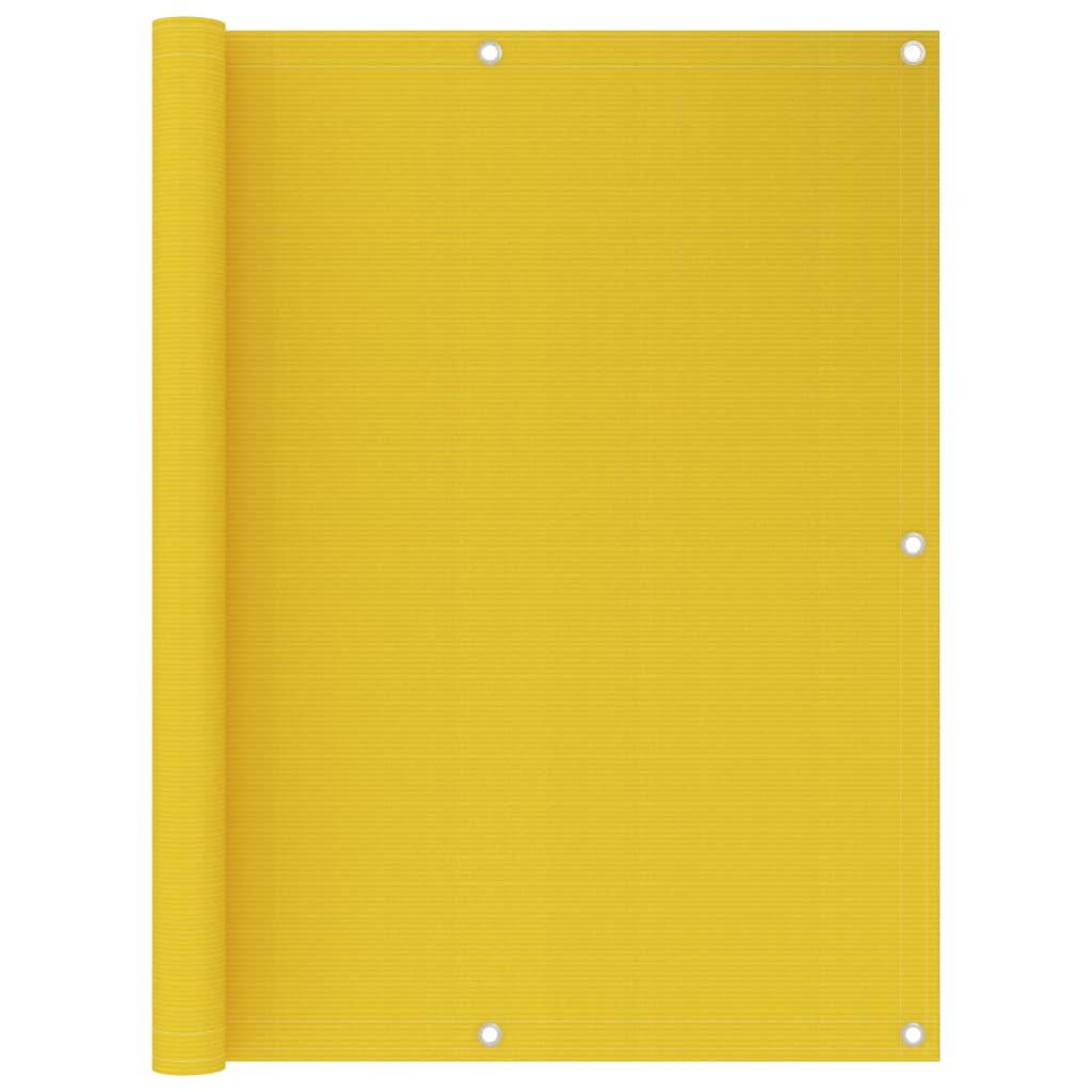 foto del prodotto schermo frangivista per balcone giallo 120x600 cm in hdpe cod mxl 16592