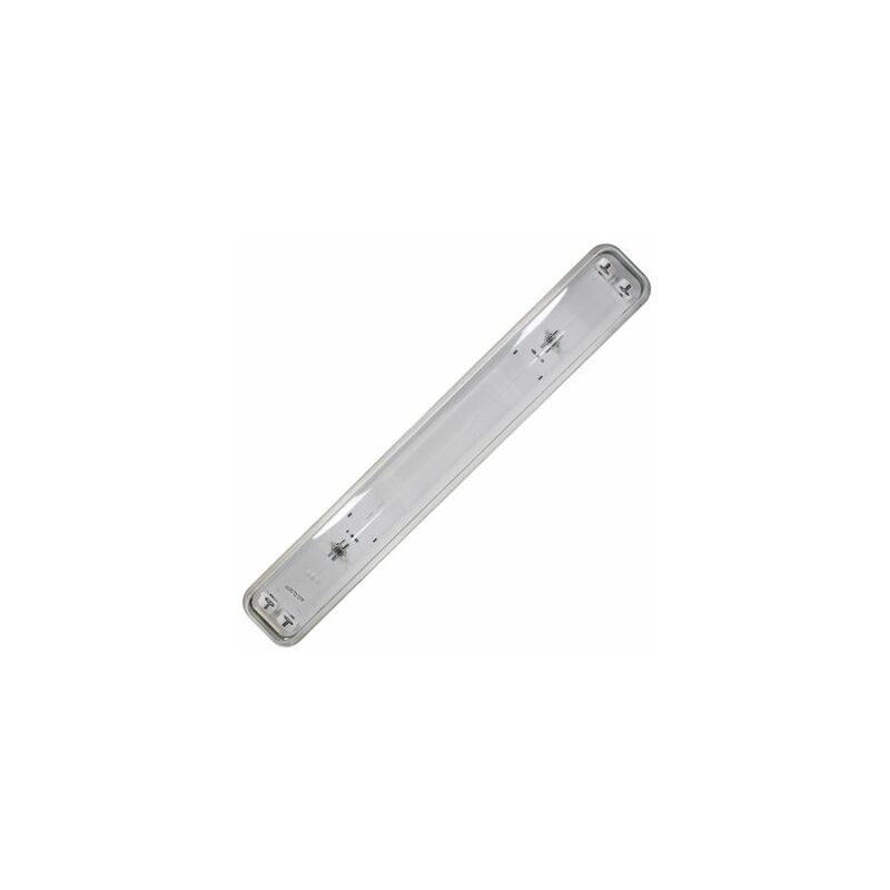 foto del prodotto schermo impermeabile per 2 tubi led t8 da 60 cm
