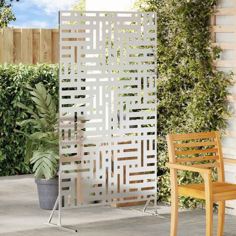 foto del prodotto schermo privacy 180 cm in acciaio zincato vidaxl