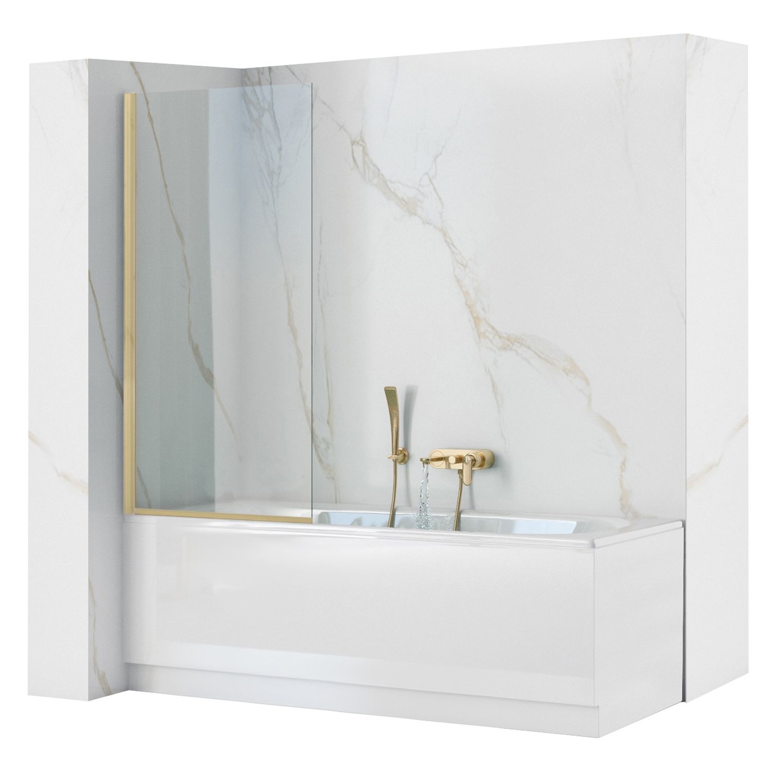 foto del prodotto schermo rea elegant gold brush 80