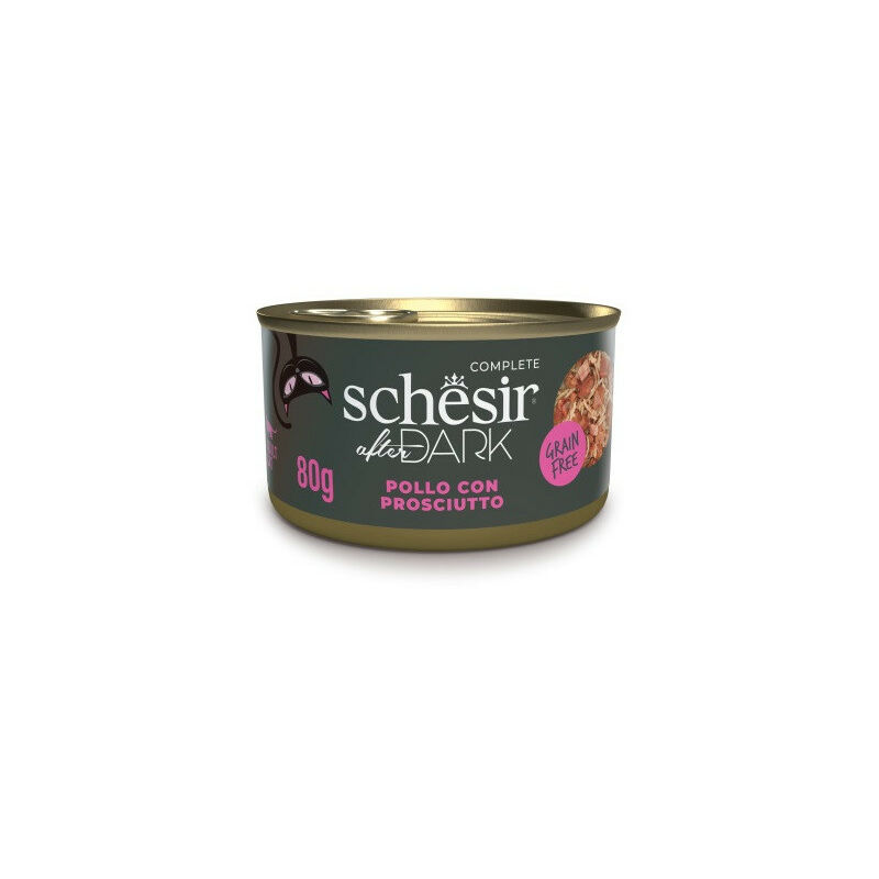 foto del prodotto schesir after dark filetti in brodo per gatti adulti da 80 gr