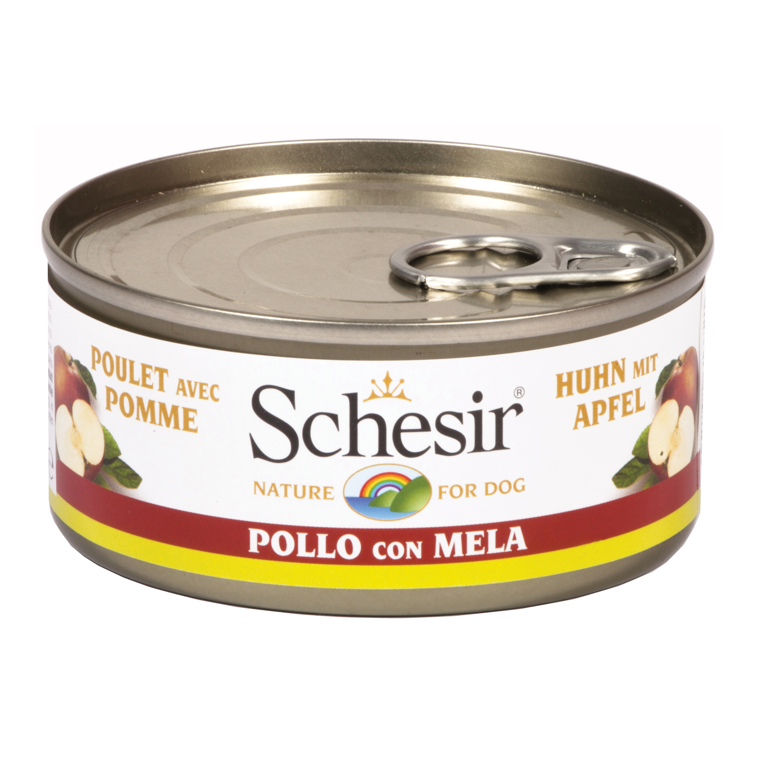 foto del prodotto schesir cane lattina in jelly adulto pollo amp mela 150 gr