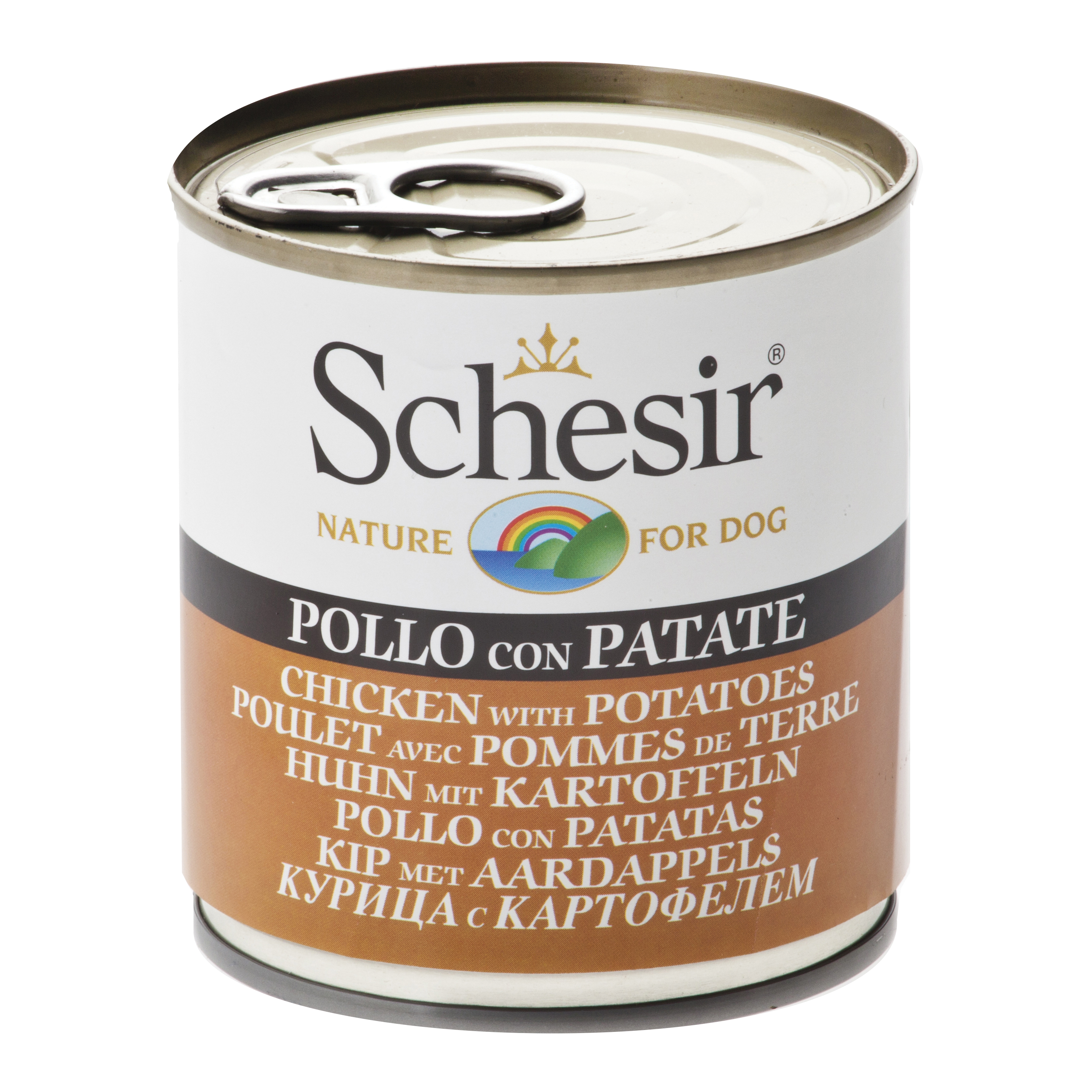 foto del prodotto schesir cane lattina in jelly adulto pollo amp patate 285 gr